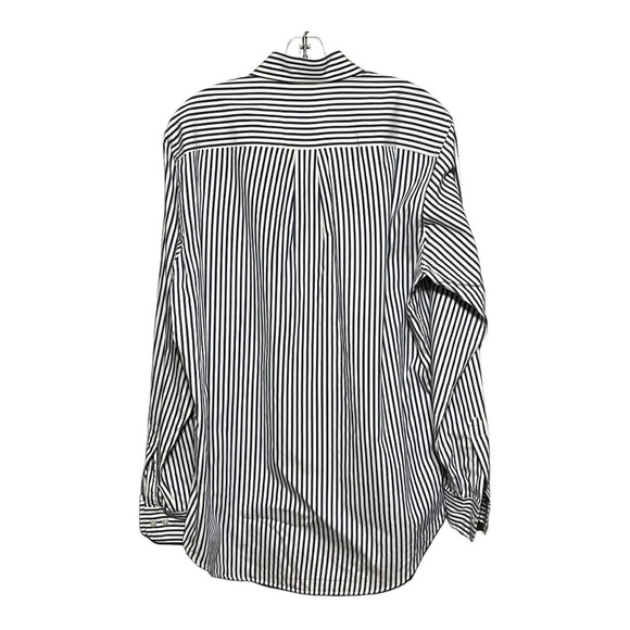 Chaps Ralph Lauren XXL Long Sleeve Striped Button Down Shirt Ivy League Preppy - Picture 2 of 7